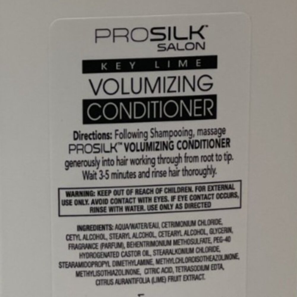 ProSilk Salon Key Lime Volumizing Shampoo & Conditioner 15 OZ Set of 2 - Picture 2 of 2